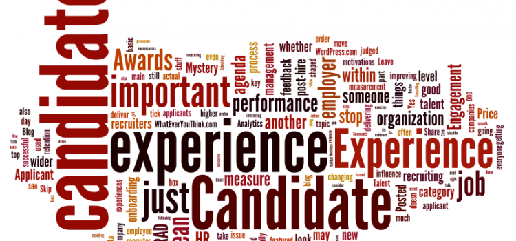 candidate experience word cloud